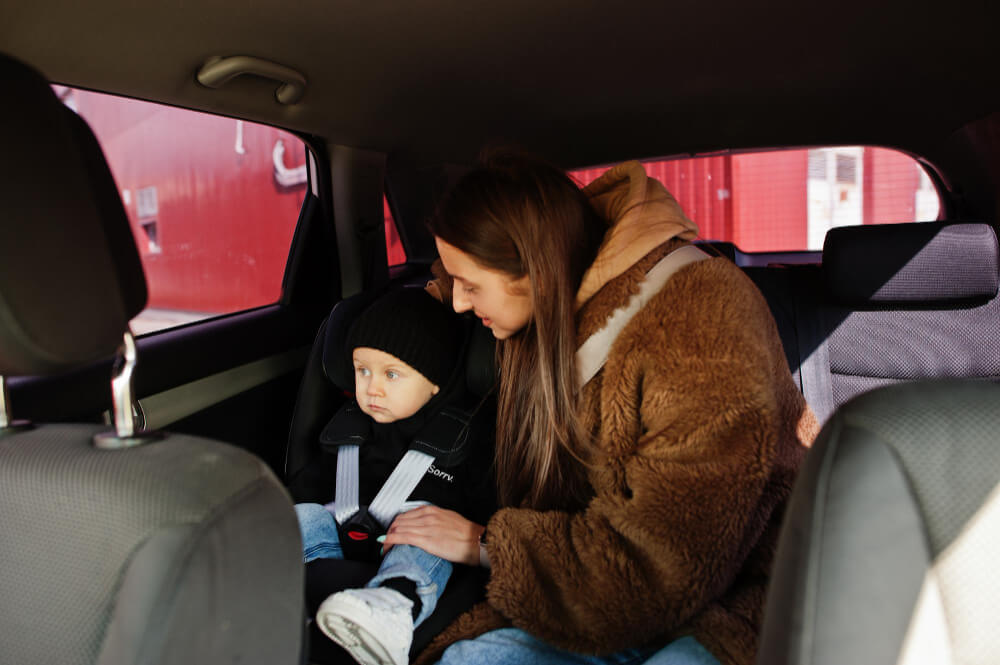 Viagem de carro com o bebê